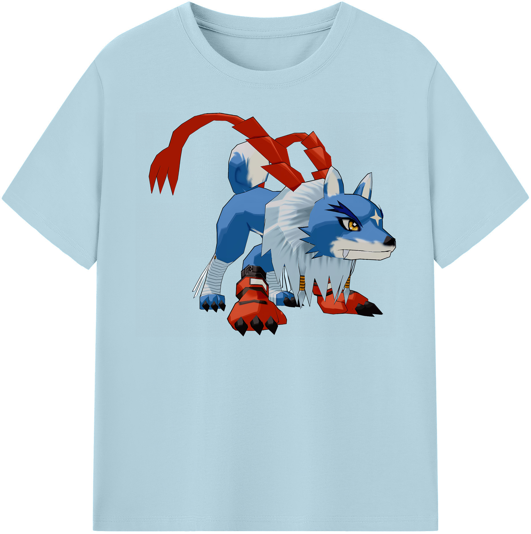 （画像用） Digimon デジタルモンスター/デジモン 綿100％半袖Tシャツ（フロントプリント）